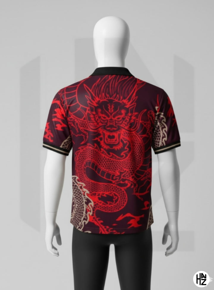 Real Madrid Black/Red Dragon Jersey