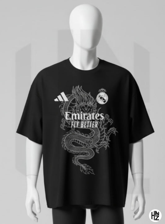 OVERSIZED REAL MADRID DRAGON T SHIRT